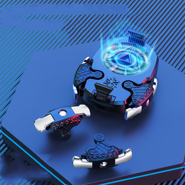 Multi-Function Phone Cooling Fan Gamepad Stand