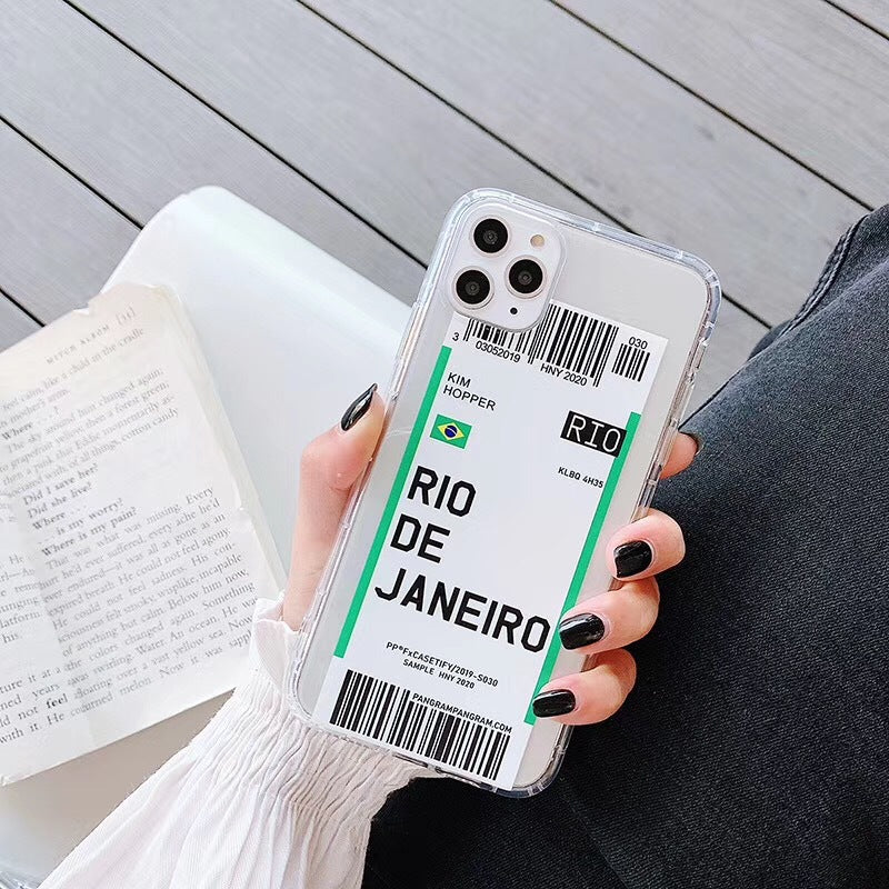Ticket Design Protective Mobile Phone Case