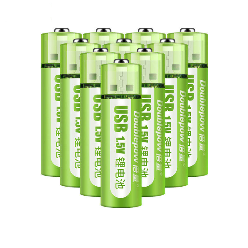 USB Rechargeable 1.5V AA Lithium Battery