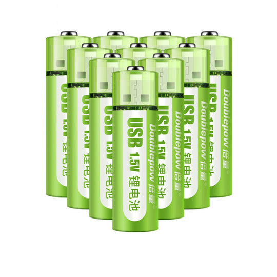USB Rechargeable 1.5V AA Lithium Battery