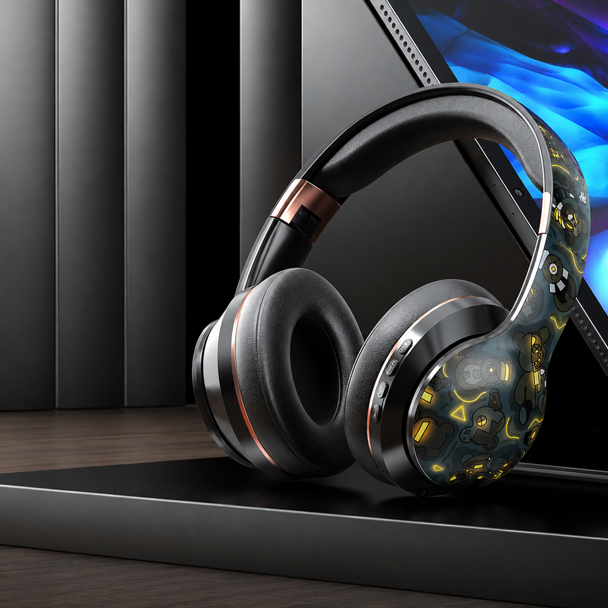 Wireless Bluetooth Headphone Head-mounted E-sports
