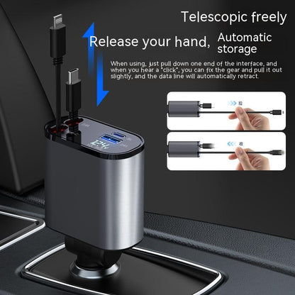 100W USB-C Fast Charging Car Adapter 