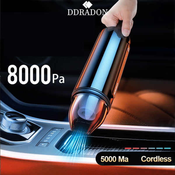 Wireless Rechargeable Mini Car Vacuum Cleaner 