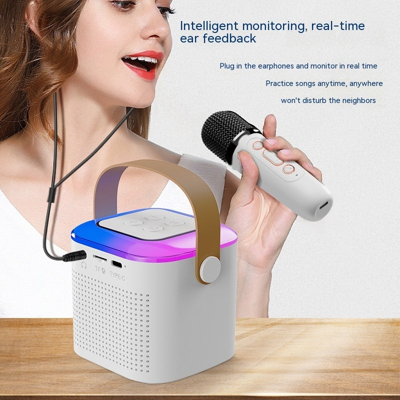 Bluetooth Karaoke Speaker with Dual Wireless Mics