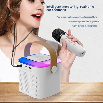 Bluetooth Karaoke Speaker with Dual Wireless Mics