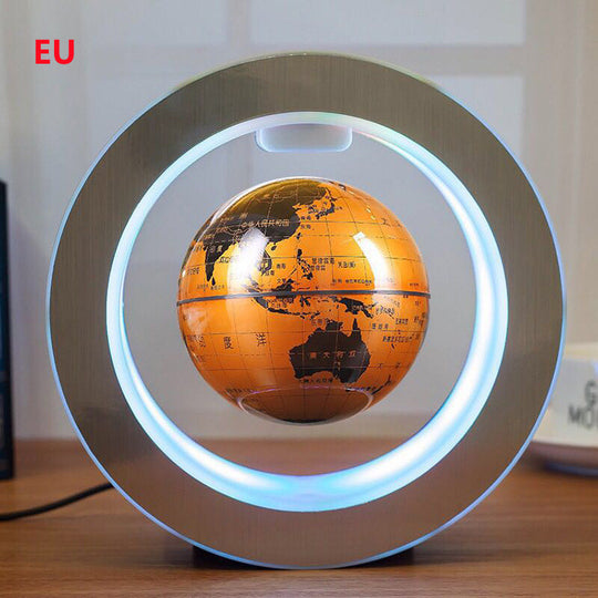Magnetic Levitation LED World Map Globe 