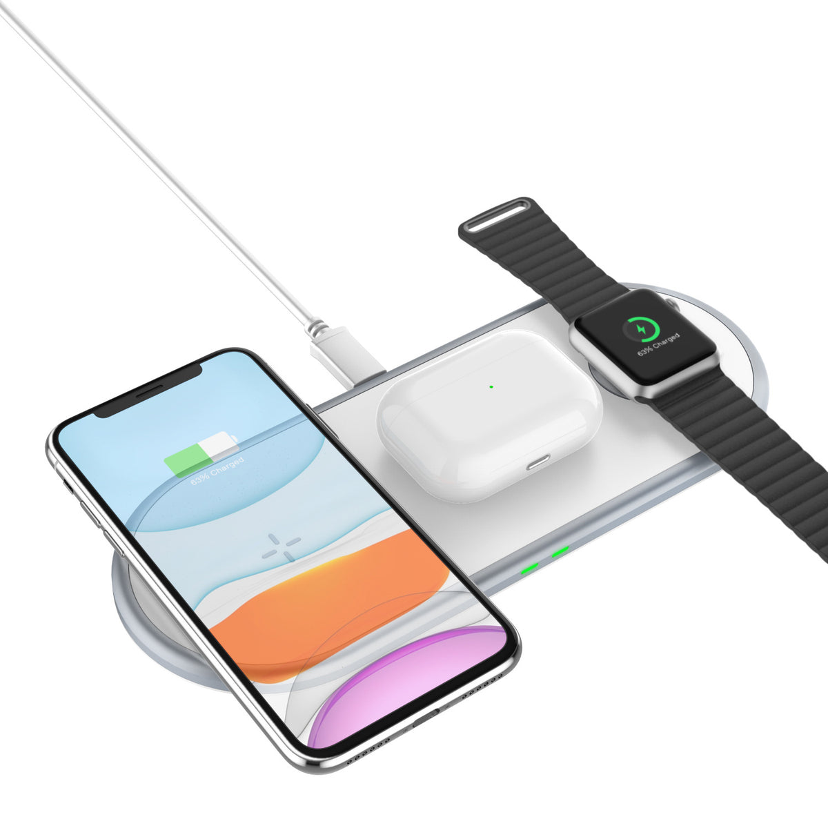3-in-1 Wireless Charging Station Stand