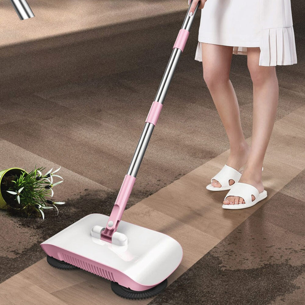Hand Push Floor Sweeper and Mop Machine 