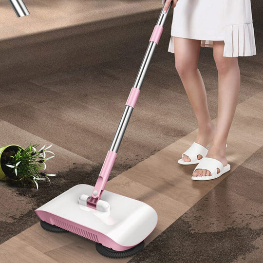 Hand Push Floor Sweeper and Mop Machine 