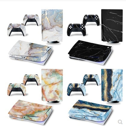 White PS5 Console and Controller Vinyl Skins