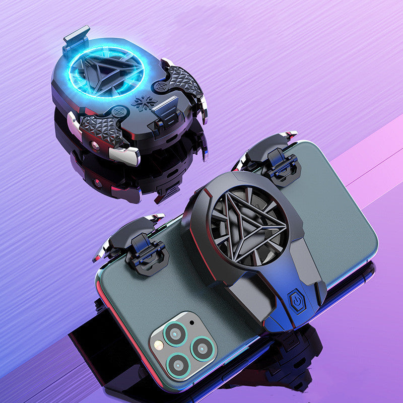 Multi-Function Phone Cooling Fan Gamepad Stand