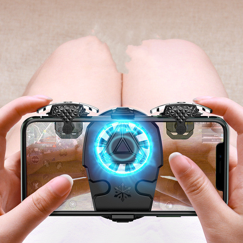 Multi-Function Phone Cooling Fan Gamepad Stand