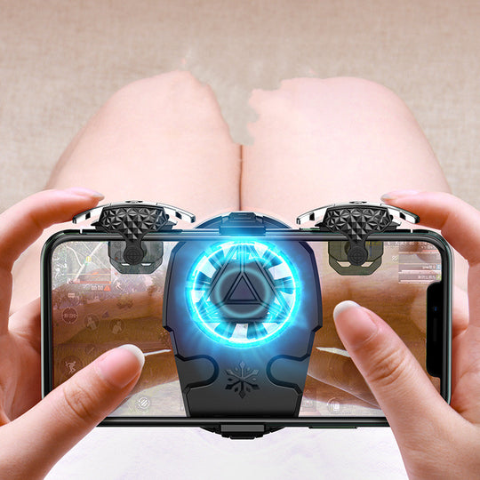 Multi-Function Phone Cooling Fan Gamepad Stand