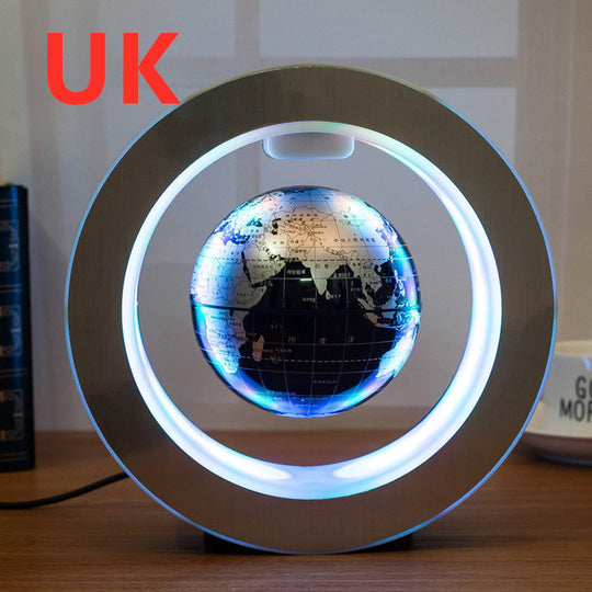 Magnetic Levitation LED World Map Globe 
