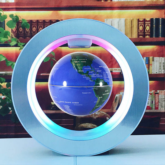 Magnetic Levitation LED World Map Globe 