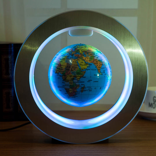 Magnetic Levitation LED World Map Globe 