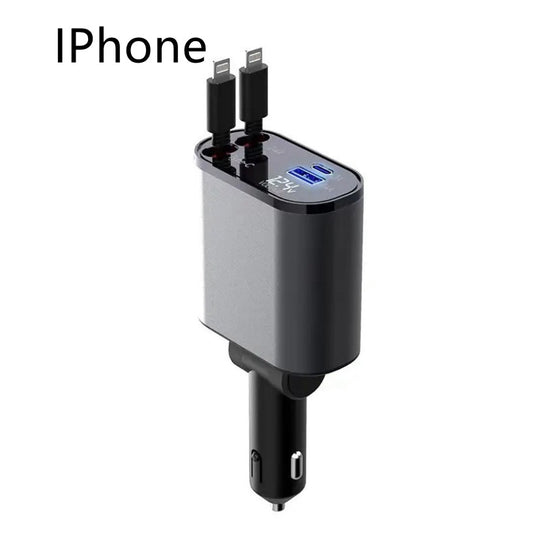 100W USB-C Fast Charging Car Adapter 