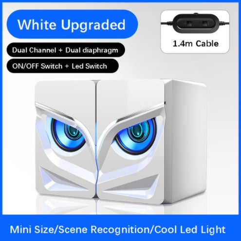 2.0 Channel PC Gaming Sound Bar Speakers