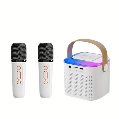 Bluetooth Karaoke Speaker with Dual Wireless Mics