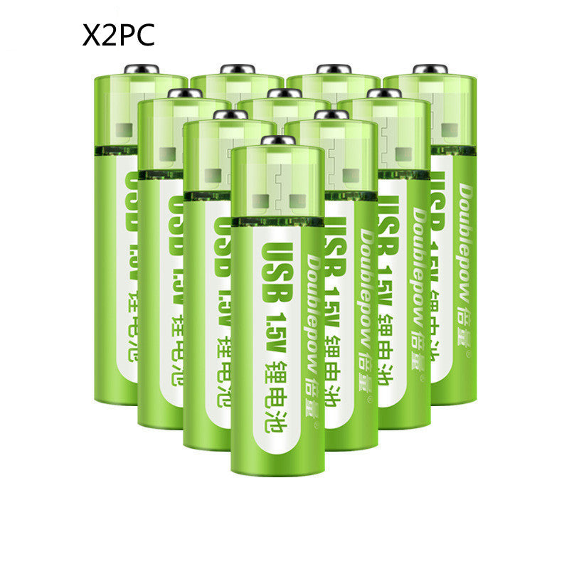 USB Rechargeable 1.5V AA Lithium Battery