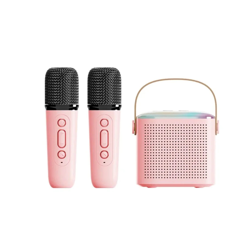 Bluetooth Karaoke Speaker with Dual Wireless Mics