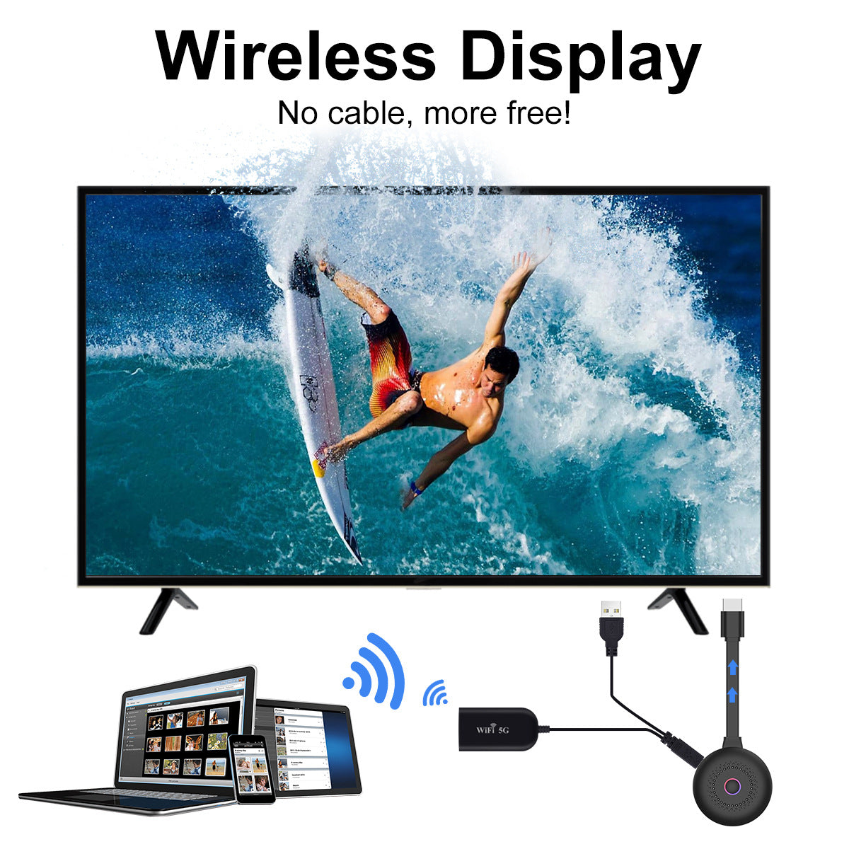 Wireless HDMI Mobile Phone Screen Projector