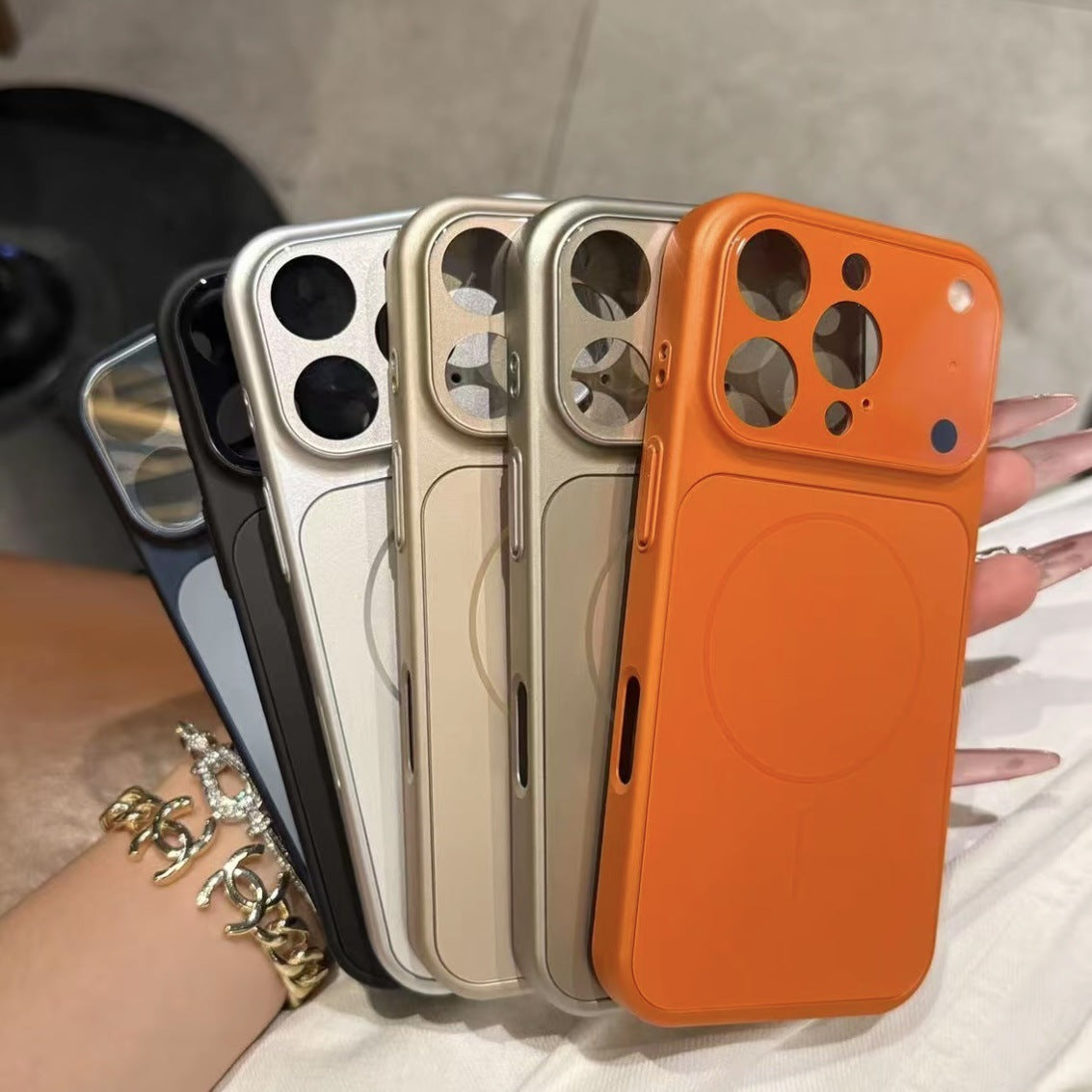MagSafe Frosted Glass Magnetic Phone Case
