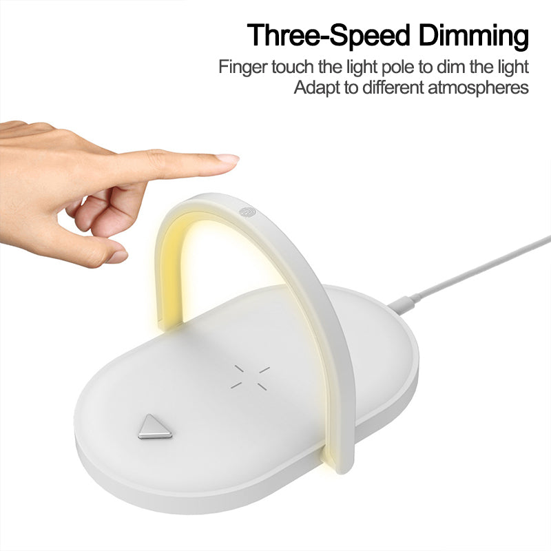 3-in-1 Foldable Wireless Charger Lamp