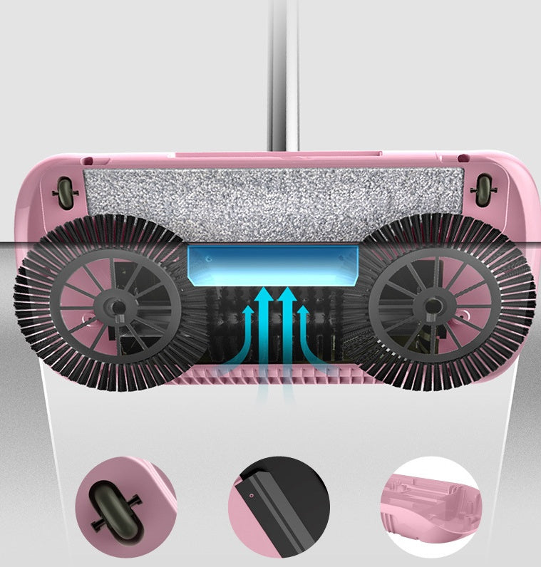 Hand Push Floor Sweeper and Mop Machine 