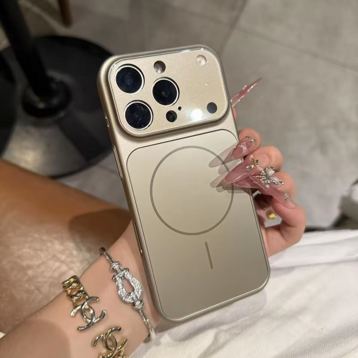 MagSafe Frosted Glass Magnetic Phone Case