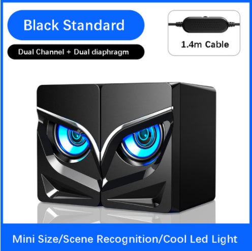 2.0 Channel PC Gaming Sound Bar Speakers