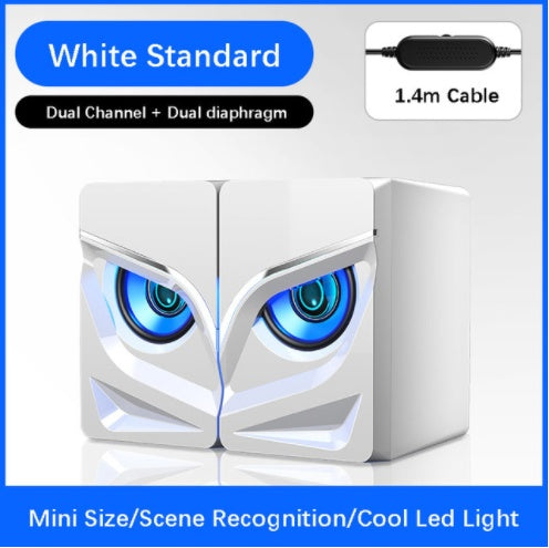 2.0 Channel PC Gaming Sound Bar Speakers