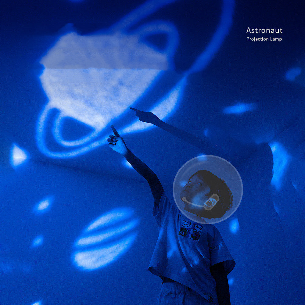 Astronaut Galaxy Star Night Light Projector