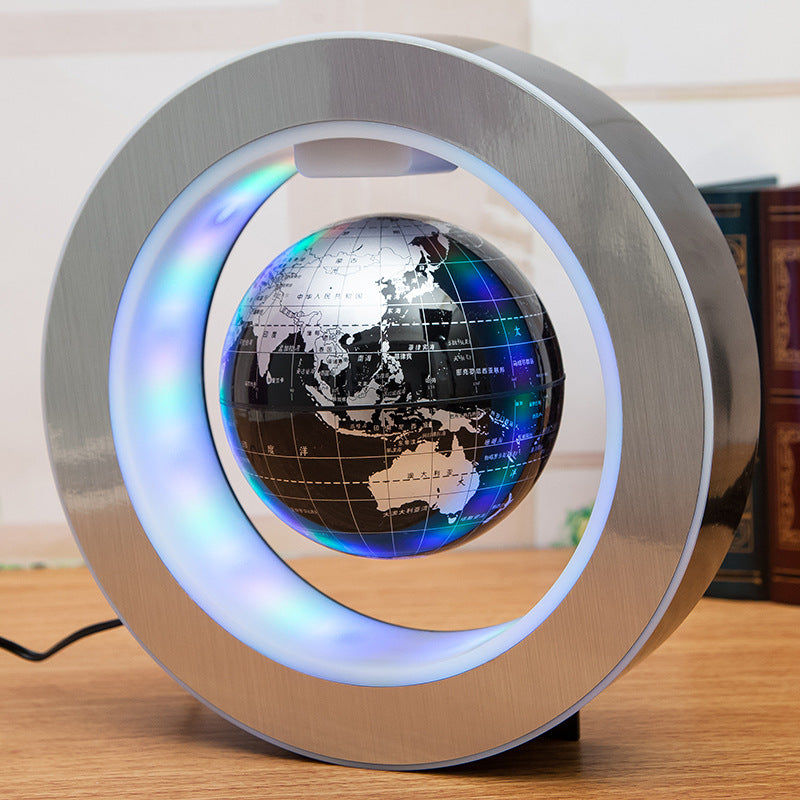 Magnetic Levitation LED World Map Globe 