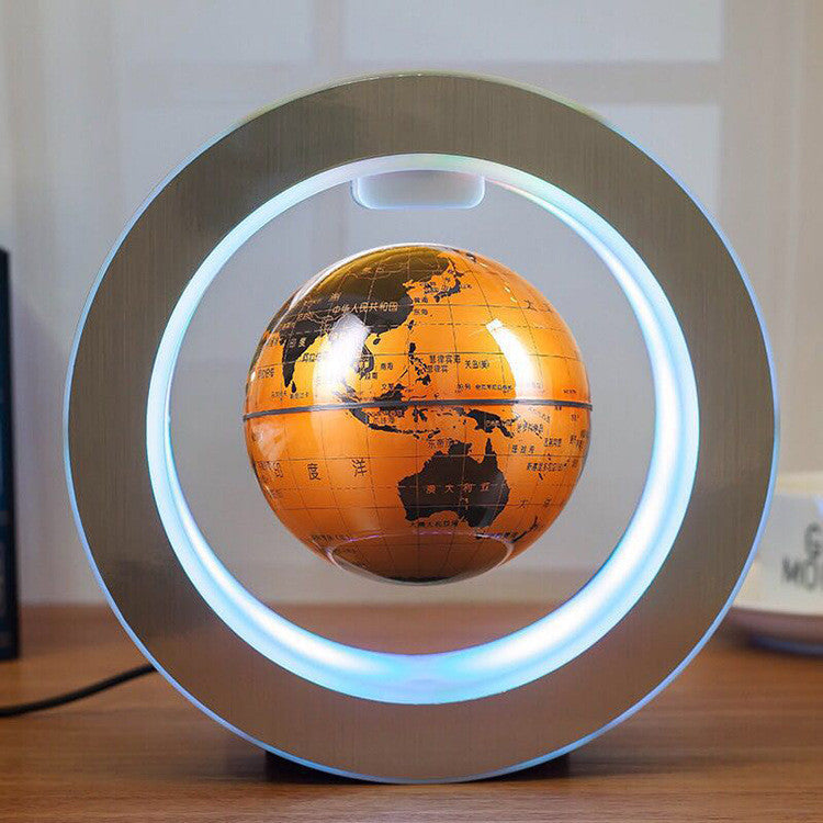 Magnetic Levitation LED World Map Globe 