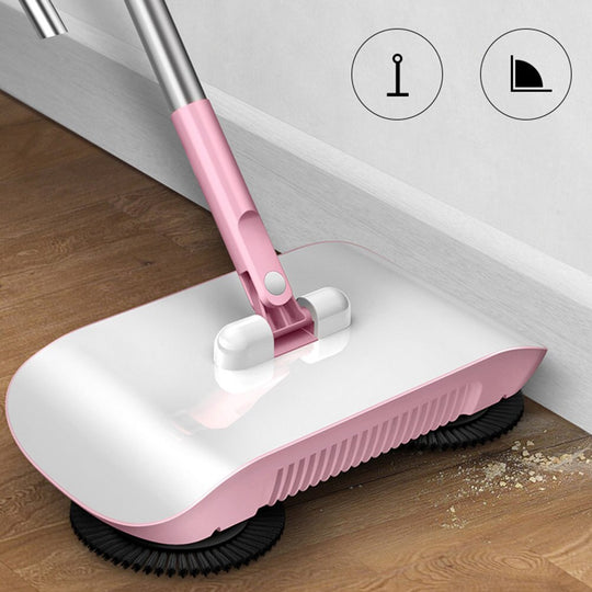 Hand Push Floor Sweeper and Mop Machine 