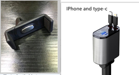 100W USB-C Fast Charging Car Adapter 