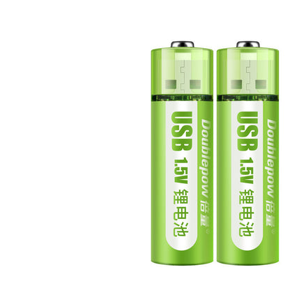 USB Rechargeable 1.5V AA Lithium Battery