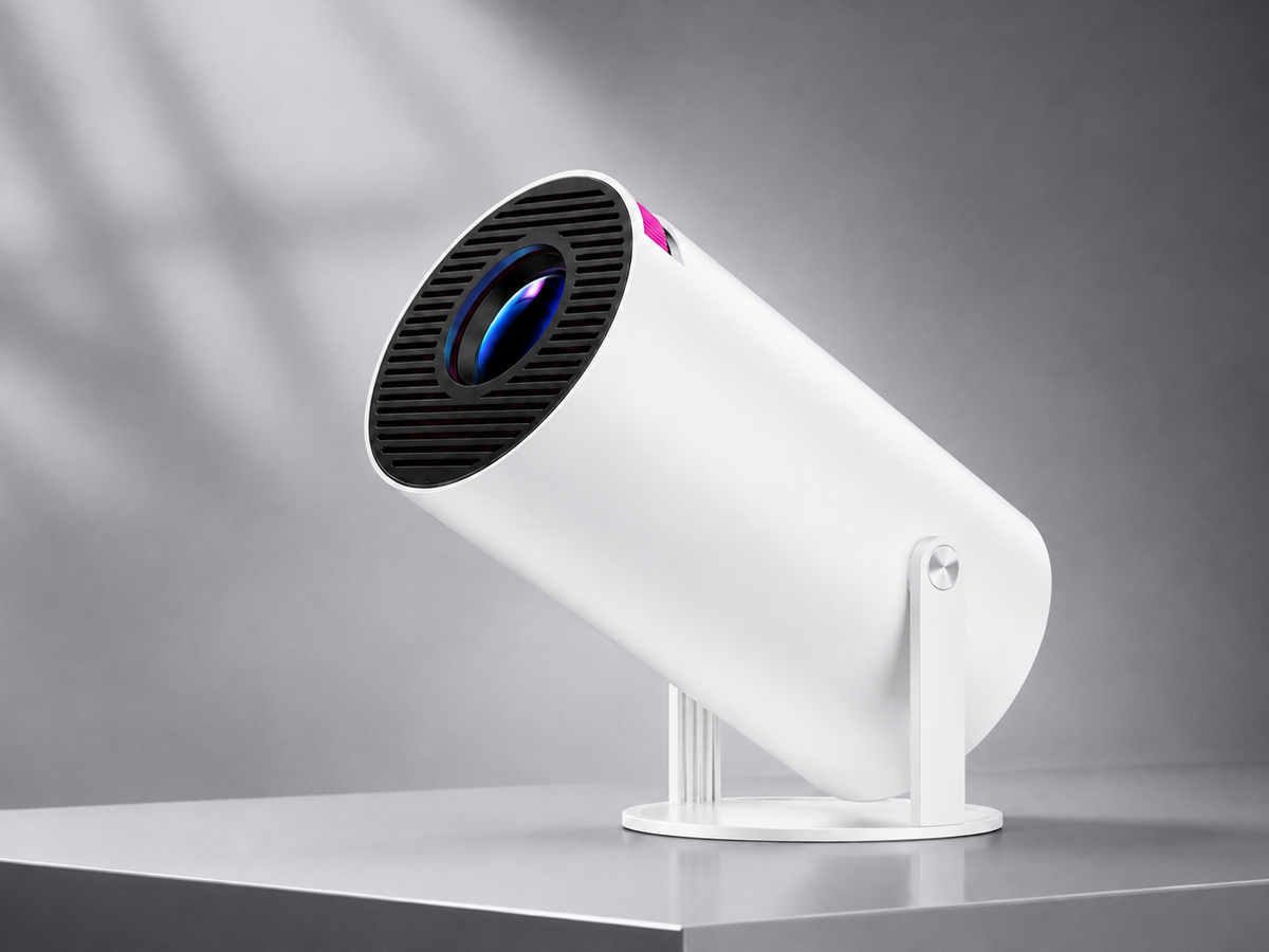 Portable 180 Degrees Auto-Focus Home Projector