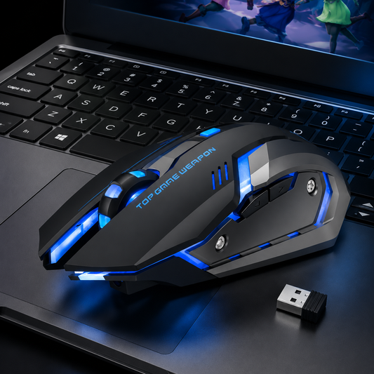 Wireless Charging Silent Gaming Mouse