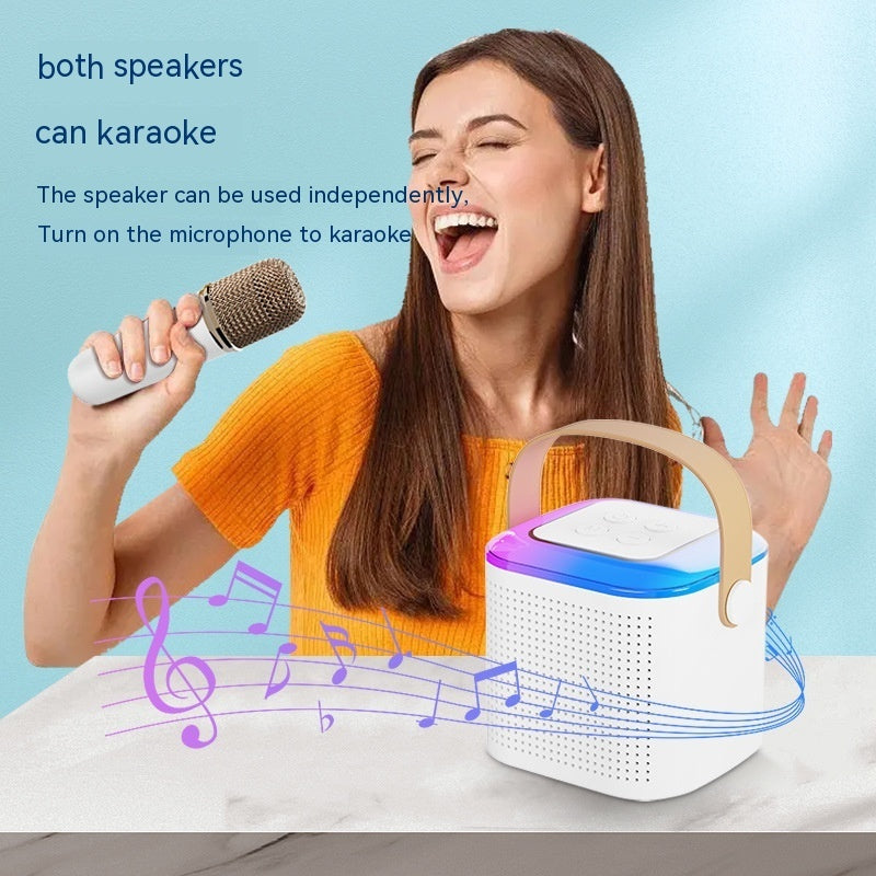 Bluetooth Karaoke Speaker with Dual Wireless Mics