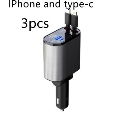 100W USB-C Fast Charging Car Adapter 