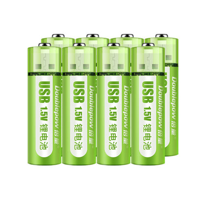 USB Rechargeable 1.5V AA Lithium Battery