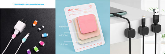 Magnetic Under Desk Cable Clips