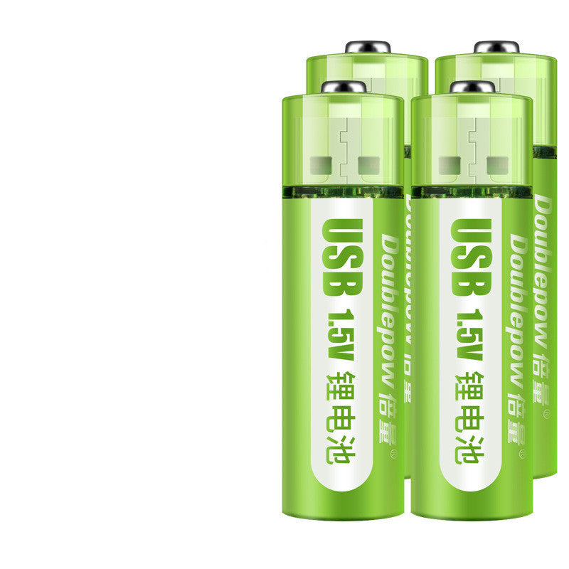 USB Rechargeable 1.5V AA Lithium Battery
