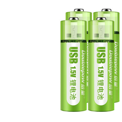 USB Rechargeable 1.5V AA Lithium Battery
