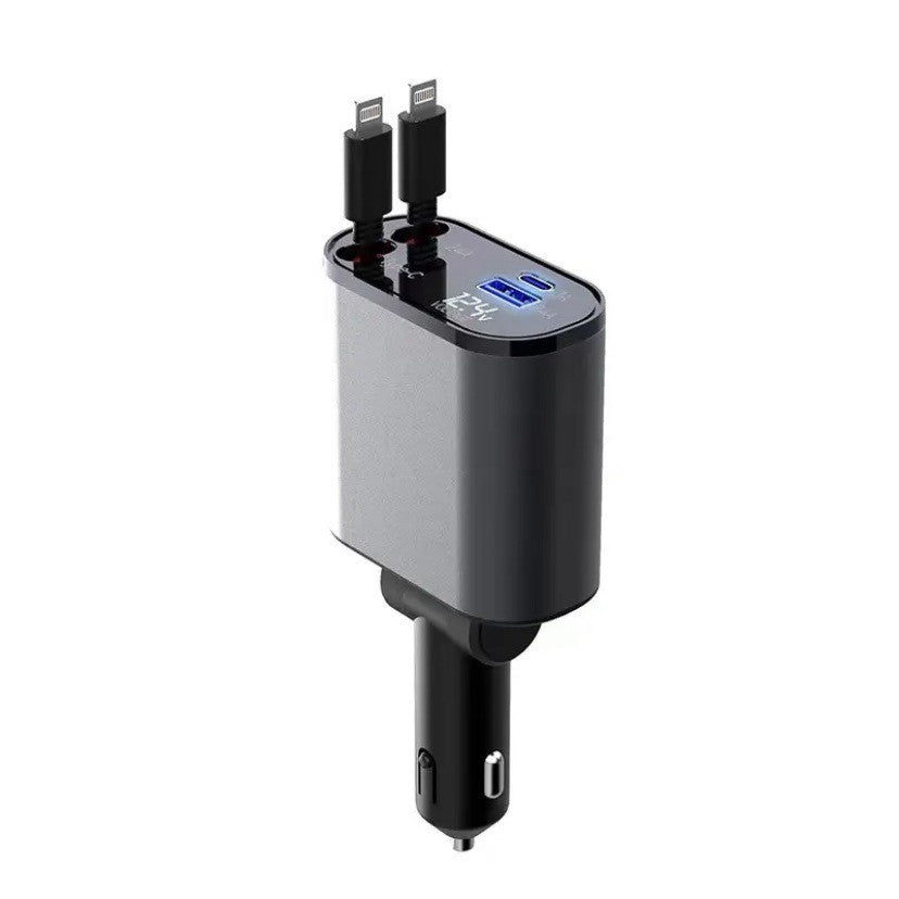 100W USB-C Fast Charging Car Adapter 