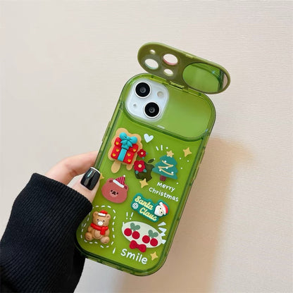 Christmas Santa Elk Pendant Phone Case