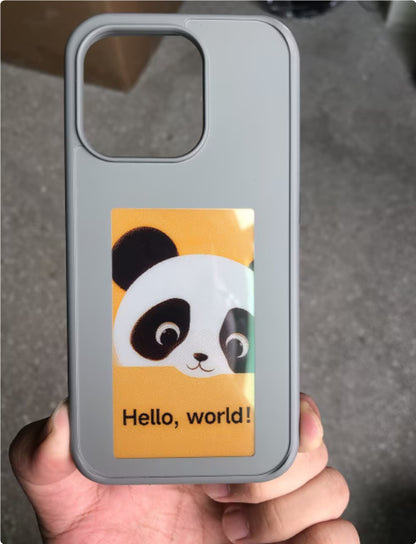 Battery-Free E-Ink Projection Phone Case