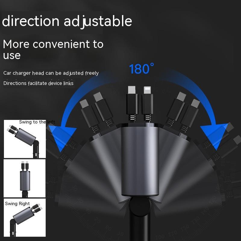100W USB-C Fast Charging Car Adapter 